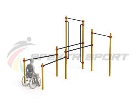 Купить Спортивный комплекс для инвалидов-колясочников WRK-D19_76mm в Магнитогорске 