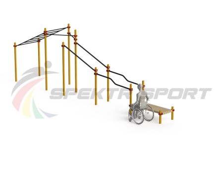 Купить Спортивный комплекс для инвалидов-колясочников WRK-D22_76mm в Магнитогорске 