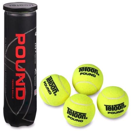 Купить Мяч для большого тенниса Teloon 828Т Р4  (4 шт) в Магнитогорске 