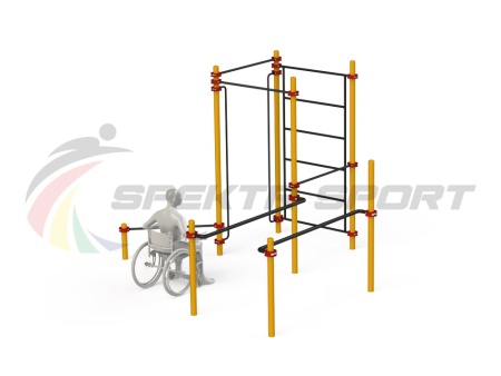 Купить Спортивный комплекс для инвалидов-колясочников WRK-D18_76mm в Магнитогорске 